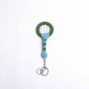 Tennis Ball And Rack Bag Charm Collection, 7 of 7