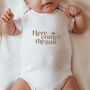 Here Comes The Sun Baby Vest, thumbnail 1 of 2