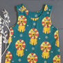 Circus Lion Print Baby And Child Dungarees, thumbnail 6 of 6