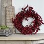 Faux Red Berries Wreath, thumbnail 1 of 3