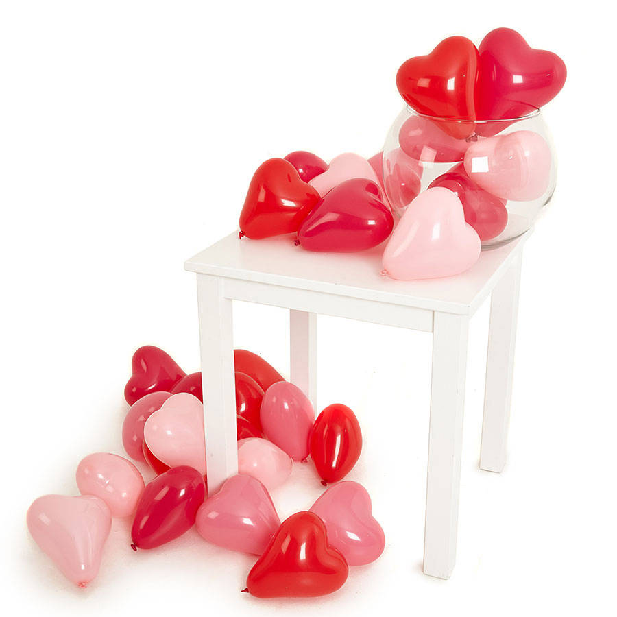 valentine's giant heart confetti filled balloon by bubblegum balloons