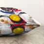 Decorative Pillow Cover Crazy Dogs With Motorcycle, thumbnail 3 of 4