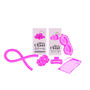 Silver Cloud Fuchsia Heatless Curler And Fuchsia Contour Sleep Mask, thumbnail 1 of 6