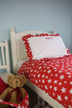 Grey Star Reversible Bedding Set Can Be Personalised, 8 of 11
