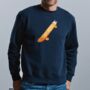 Personalised Christmas Pudding Skateboard Jumper, thumbnail 2 of 8