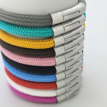 Mens Coloured Cord Bracelet With Easy Click Clasp, 4 of 7