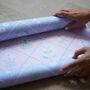Blue And Pink Double Sided Botanical Wrapping Paper, thumbnail 2 of 6