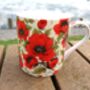 Jumbo Mug In Vibrant Red Poppy Design, thumbnail 6 of 12