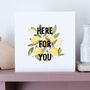 'Here For You' Sympathy Card, thumbnail 3 of 5