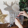 Personalised Wooden Reindeer Advent Calendar, thumbnail 6 of 6