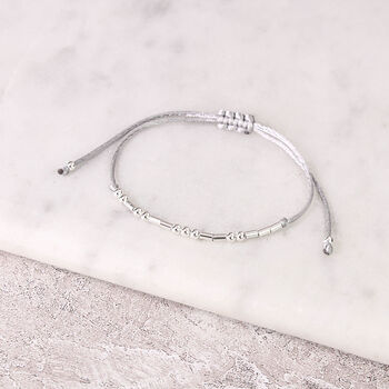 Sterling Silver Fab Mum Morse Code Bracelet, 3 of 7