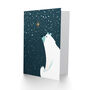 Star Bethlehem Polar Bear Christmas Card, thumbnail 2 of 4