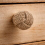 Set Of Two Jute Rope Drawer Pulls, thumbnail 1 of 2