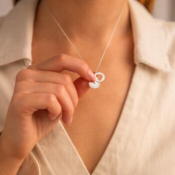 Personalised Secret Heart Birthstone Necklace Photo Set, 4 of 12