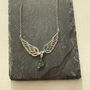 Personalised Double Angel Wing Necklace, thumbnail 5 of 7