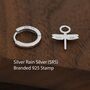 Sterling Silver Dragonfly Huggie Hoops, thumbnail 7 of 12