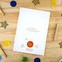 Colour In Space Birthday Card It's Your Birthday, Have A Blast, thumbnail 2 of 2