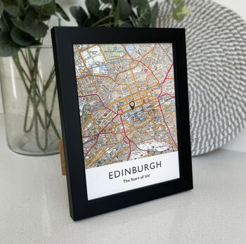 Personalised Framed UK Location Map Print, 5 of 10