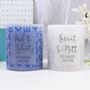 Personalised Engagement Patterned Coloured Candle, thumbnail 3 of 11