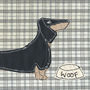 Dachshund Small Embroidered Purse, thumbnail 2 of 2