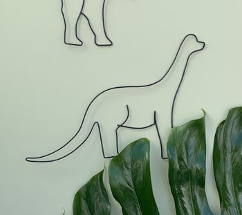 Set Of Wire Dinosaurs, 6 of 10
