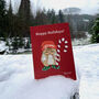 Hoppy Holidays Punny Christmas Card, thumbnail 1 of 3