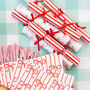 Candy Christmas Festive Saucer Crackers Eight Pack Celebrations Decor, thumbnail 1 of 2