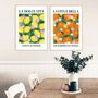 La Dolce Vita Citrus Fruit Posters, thumbnail 1 of 8