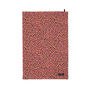 Bright Orange Leopard Print Organic Cotton Tea Towel, thumbnail 7 of 7