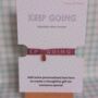 Keep Going Wristband With Personalisation, thumbnail 2 of 5
