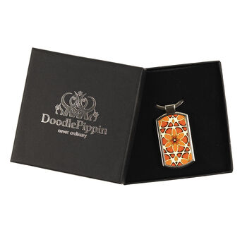 Moroccan Flower Millefiori Print Keyring, 5 of 9