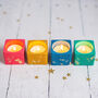 Jesmonite Tea Light Holder Set With Gold Leaf, thumbnail 3 of 5