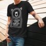 Festival Muso Bear Organic Cotton Men's T Shirt, thumbnail 2 of 12