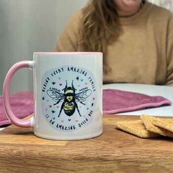 Queen Bee Personalised Mug For Mum Or Grandma, 4 of 5