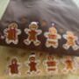Festive Gingerbread People Embroidered Sweatshirt, thumbnail 1 of 5