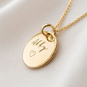 Tiny Personalised Gold Plated Sterling Silver Pearl Cross Necklace, 4 of 8