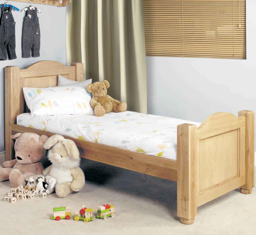 Little Acorn Child's Oak Single Bed By The Orchard Furniture ...