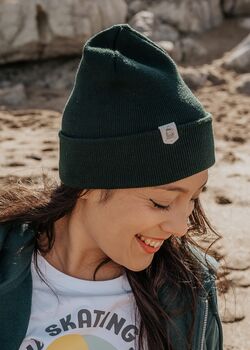 Classic Organic And Recycled Beanie Hat, 10 of 12