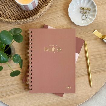 Personalised 2026 Diary And Desk Accessories Gift Set For Her, 6 of 12