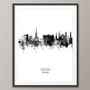 Exeter Skyline Portrait Print And Box Canvas, thumbnail 4 of 5
