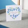 Personalised Floral Heart Anniversary Card For Couples, thumbnail 7 of 9