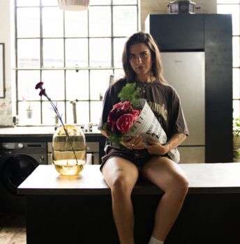 The Self Love Fresh Flowers In Newspaper Wrap, 3 of 3