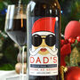 Personalised Christmas Wine With Santa Label, thumbnail 3 of 3
