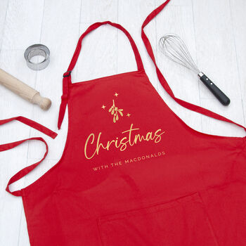 Personalised Christmas With The Family Apron, 3 of 12