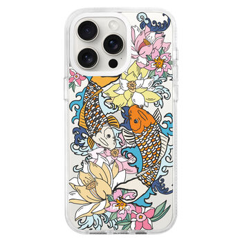 Waterlily Koi Fish Phone Case For iPhone, 9 of 10