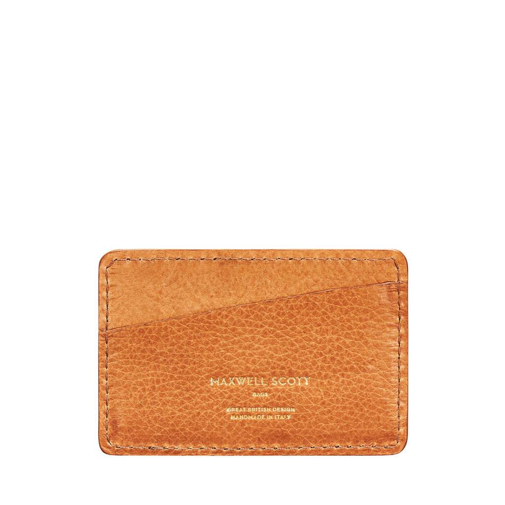 Soft Leather Men's Card Holder 'Alberi Soft Grain' By Maxwell Scott ...