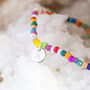 Multi Coloured Beaded Necklace, thumbnail 2 of 11