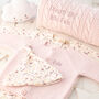 Little Flower Pale Pink Baby Girl Gift Box, thumbnail 3 of 12