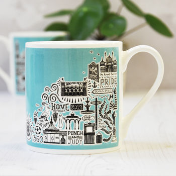 Brighton Illustrated Colourful Mug, 2 of 10