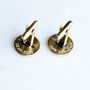 Secret Message Solid Bronze Or Copper Cufflinks, thumbnail 6 of 10